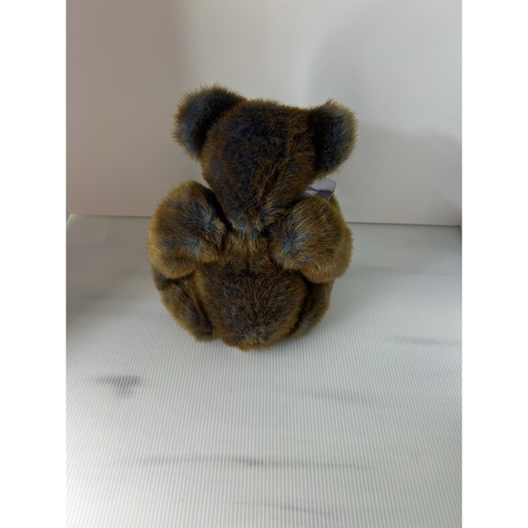 Ty Classic BRODERICK Teddy Bear Brown/Blue Plush Animal 15" 1999 - Picture 10 of 11